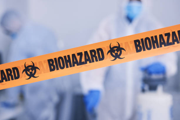 Professional Blood Cleanup technician working in Garrettsville, OH